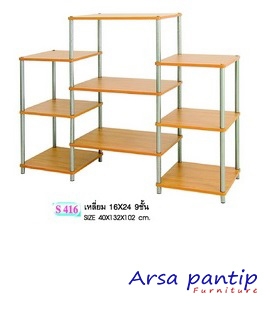 ชั้นเหลี่ยม 16x24 9 ชั้น