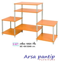 ชั้นเหลี่ยม  16x24 7 ชั้น