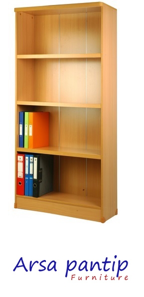 ชั้นหนังสือพลาสม่า 4 ชั้น