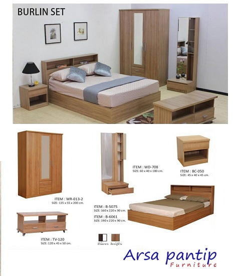 ชุดห้องนอน 6 ฟุต BURLIN SET