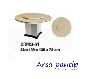 โต๊ะอาหารหินกลม DTMS-61