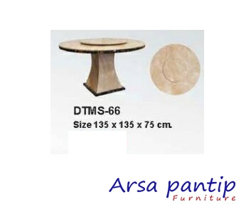 โต๊ะอาหารหินกลม DTMS-66
