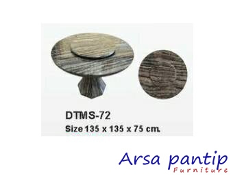 โต๊ะอาหารหินกลม DTMS-72