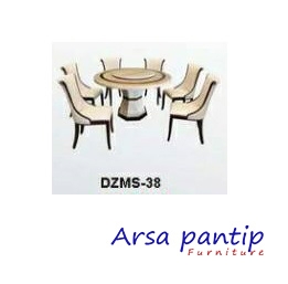 ชุดโต๊ะอาหารหินอ่อน DZMS-38-3