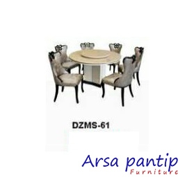 ชุดโต๊ะอาหารหินอ่อน DZMS-61