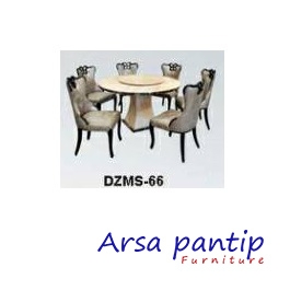 ชุดโต๊ะอาหารหินอ่อน DZMS-66