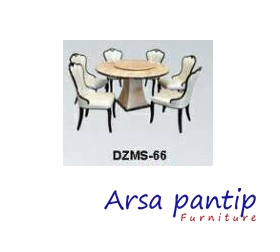 ชุดโต๊ะอาหารหินอ่อน DZMS-66-1